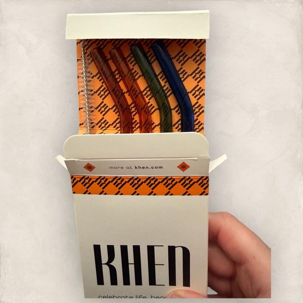 Khen Glass Straws Set!